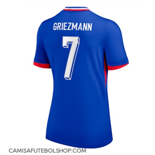 Camisa de time de futebol França Antoine Griezmann #7 Replicas 1º Equipamento Feminina Europeu 2024 Manga Curta